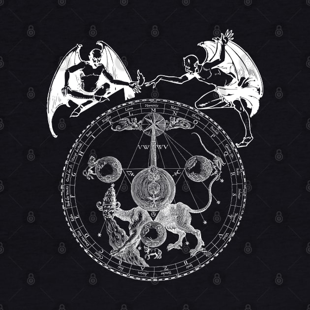 Demon's Compass - Satanism Demons by Souls.Print